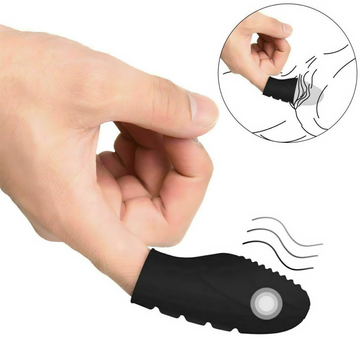 Compact Women's Finger Vibrator / Female G-Spot Massager / Black Sex Toys For Clitoral Masturbation - EVE's SECRETS